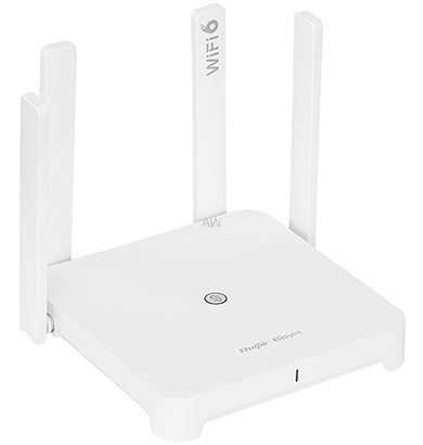 ROUTER RG-EW1800GXPRO Wi-Fi 6, 2.4 GHz, 5 GHz 574 Mb/s + 1201 Mb/s REYEE