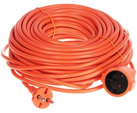 PRZEDŁUŻACZ PS-2X1.5-30M/ORANGE 30 m