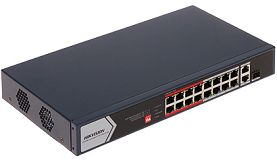 SWITCH POE DS-3E0318P-E/M(C) 16-PORTOWY SFP Hikvision