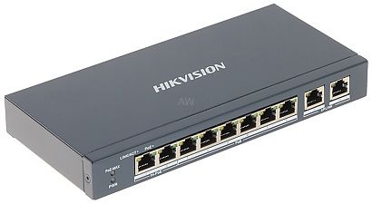 SWITCH POE DS-3E1310HP-EI 8-PORTOWY Hikvision