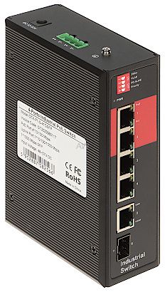 SWITCH PRZEMYSŁOWY POE GTX-P1-5-41GSFP 4-PORTOWY SFP