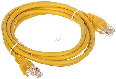 PATCHCORD RJ45/1.8-YELLOW 1.8 m