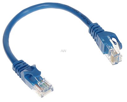 PATCHCORD RJ45/0.2-BLUE 0.2 m