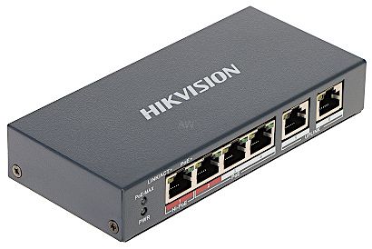 SWITCH POE DS-3E1106HP-EI 4-PORTOWY Hikvision