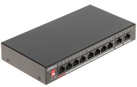 SWITCH POE PFS3010-8ET-96-V2 8-PORTOWY DAHUA