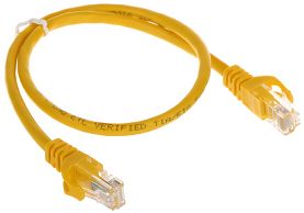 PATCHCORD RJ45/0.5-YELLOW 0.5 m