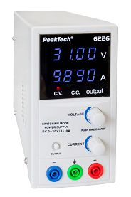 Zasilacz laboratoryjny 30V 10A PeakTech 6226