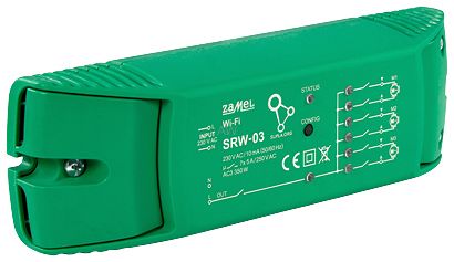 INTELIGENTNY STEROWNIK ROLET SRW-03 Wi-Fi, 230 V AC ZAMEL