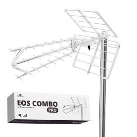 Antena DVB-T2 Spacetronik EOS PRO Combo Biała