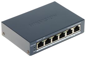 SWITCH POE DS-3E1506P-EI 4-PORTOWY Hikvision