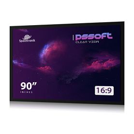 Ekran projekcyjny ramowy 90" cali PVC-PS
