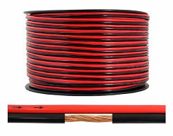 kabel głośnikowy Lexton 2x2.50 CCA czarno/czerwony