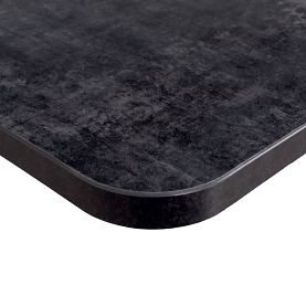 Blat biurka uniwersalny 120x60x1,8 cm Beton ciemny