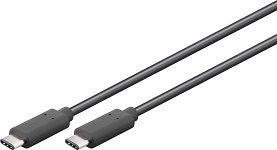 Kabel USB-C 3.2 Gen1 5 Gbit/s Czarny 2m Goobay