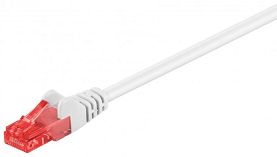 Kabel LAN Patchcord CAT 6 U/UTP biały 2m