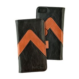 Portfel na telefon MOC Velcro Leather Wallet Black